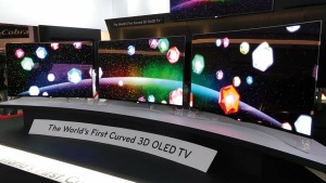 LG je predstavil prve ukrivljene televizorje OLED.